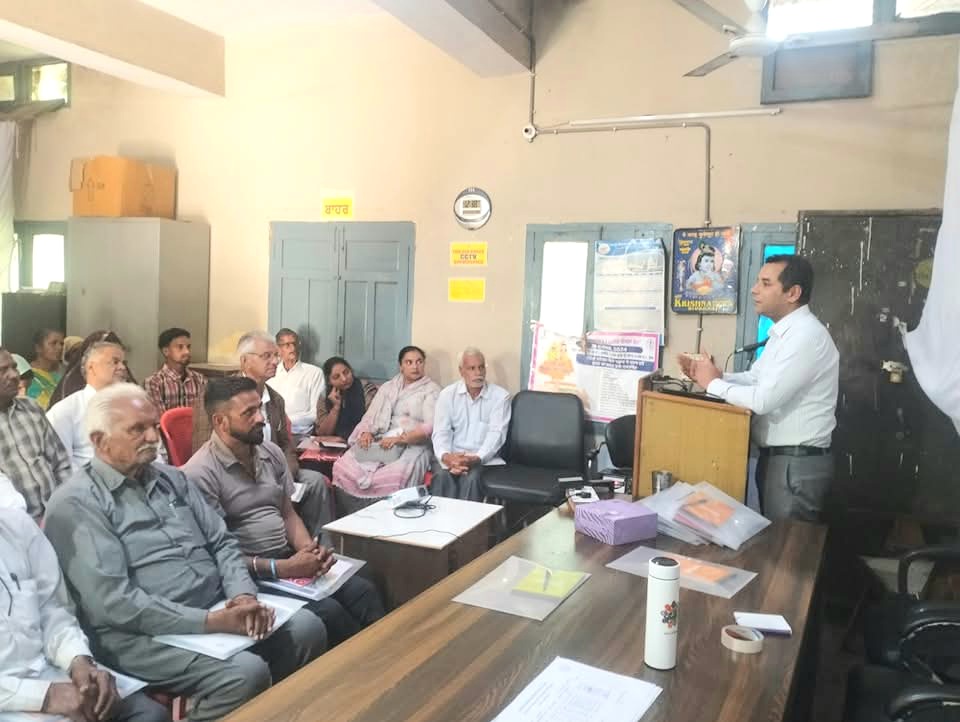 Newly appointed Panchs and Sarpanchs were made aware of departmental schemes during training